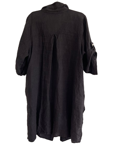 Bassin Linen Shirt Dress