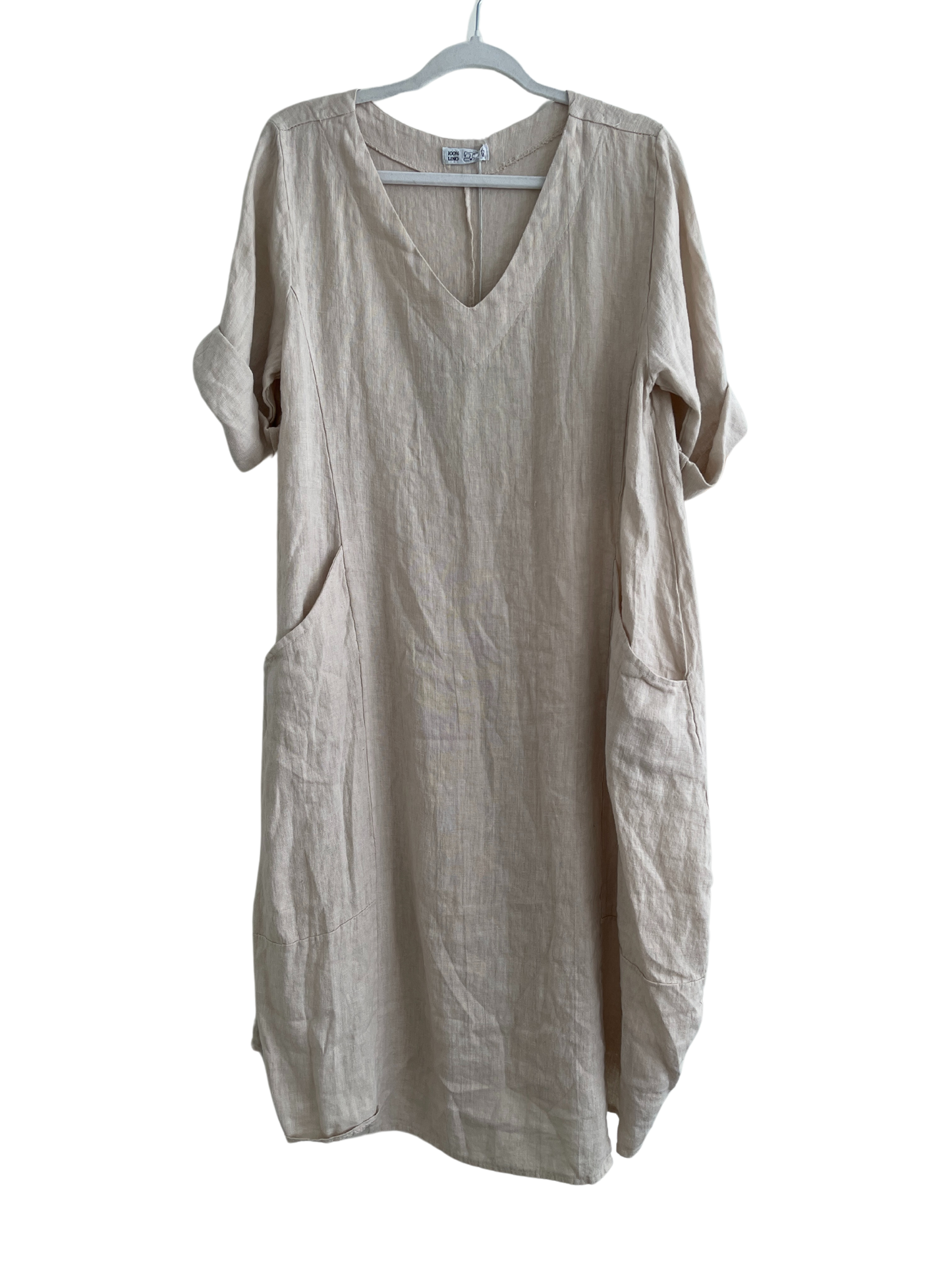 Linen Pocket Dress