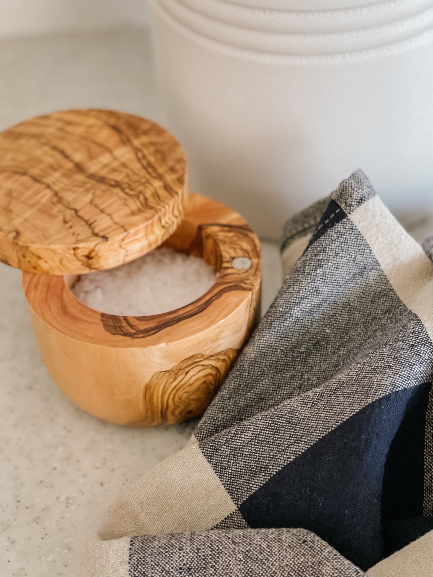 Olive Wood Salt Cellar