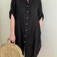 Bassin Linen Shirt Dress