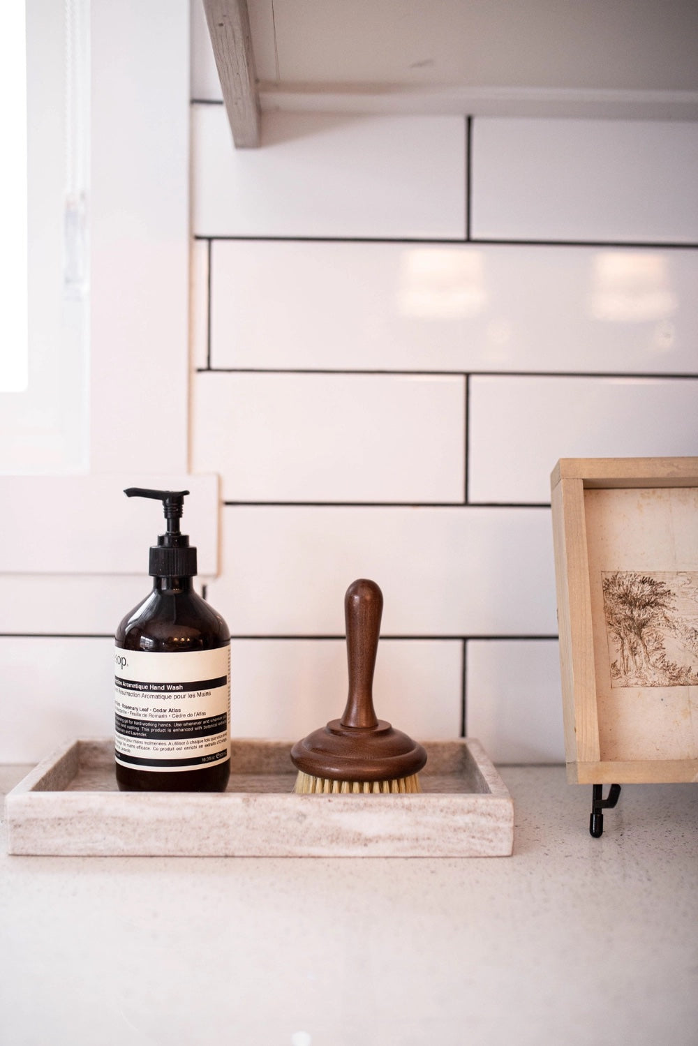 Hand-Cut Marble Stone Tray