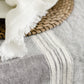 French stripe Maison Table Runner in linen