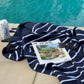 Serviette de plage rayée Pestamal