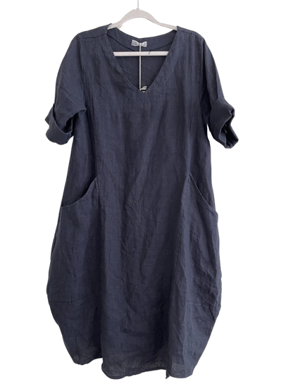 Linen Pocket Dress