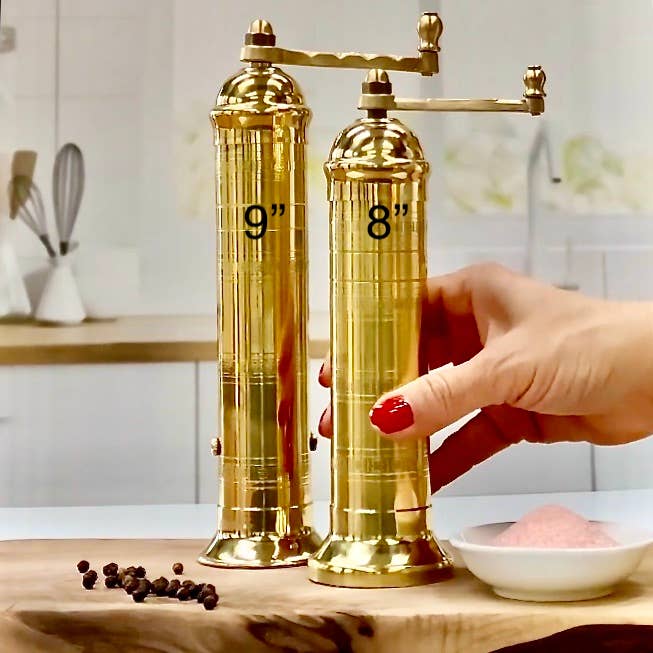 Brass 9" Pepper Grinder